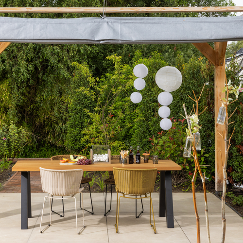 WOOOD tuinstoelen Wings - Zand - Kunststof - 78x55x54 - Set van 2