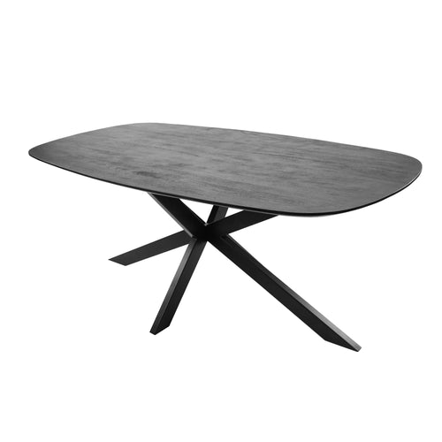 Kick eettafel Dana - 180cm - Zwart - vtwonen shop