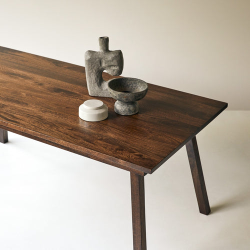 Tikamoon Eettafel van massief mangohout voor 6/8 personen - Bruin - vtwonen shop