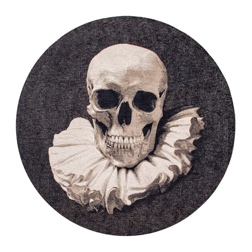 Louis De Poortere vloerkleed Funny Bones - zwart - 240x240cm - vtwonen shop