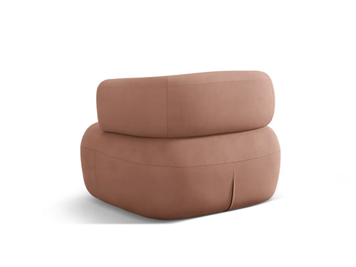 Micadoni Fauteuil Jenny flueel terracotta - 88x90x73cm