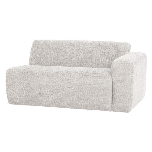 WOOOD 1,5-zits bank arm rechts Mojo Base - Wollig - Ecru - 74x145x97
