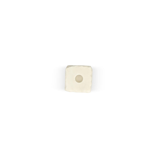S|P Collection - Kandelaar 8x8xH13,5cm marmer wit Opus