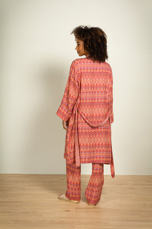 Pip Studio - Naomi Kimono - Dames - Ashanti - Rood - XL - vtwonen shop