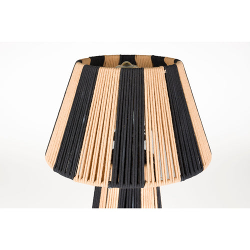 Bold Monkey Stripe it up Tafellamp - Zwart - vtwonen shop