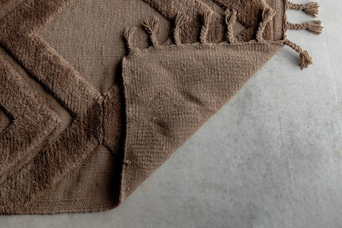 Rebellenclub Vloerkleed Fino - 300 x 200 cm - Bruin - vtwonen shop