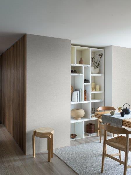 Borastapeter behang effen grijs - 53 cm x 10.05 m - 660313