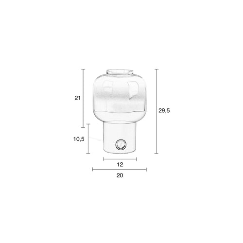 Zuiver Moody Tafellamp Wit - vtwonen shop