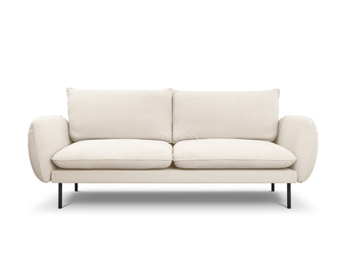Cosmopolitan Design Bank Vienna 3-zits, boucle, beige - 92x200x95cm