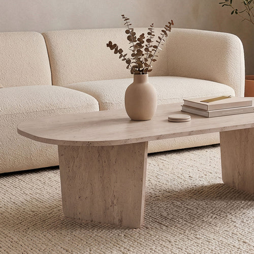 Calicosy - AMELIA Tafel - Licht hout - 130x65x40 cm