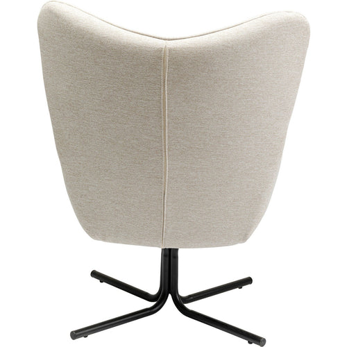 Kare Design Draaifauteuil Oscar creme - vtwonen shop