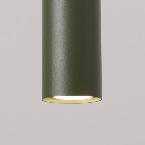 Sollux Lighting Hanglamp LAGOS 3L olijfgroen - 45x6x98cm