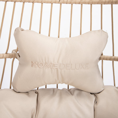 HOME DELUXE hangstoel LOMA – 1 zits beige - vtwonen shop