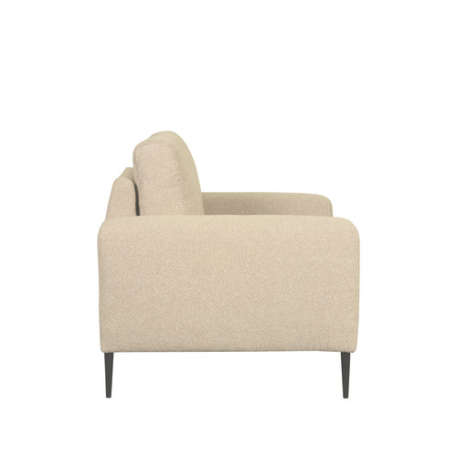 LABEL51 Fauteuil Ferraro - Zand Bouclé - 112x88x85cm - vtwonen shop