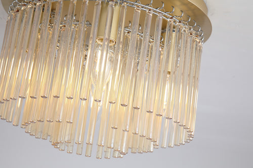 Searchlight plafondlamp Swizzle - 5 lichts - 32  x 23   cm - goud