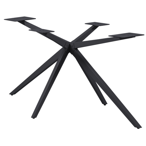 WOOOD kruispoot Xl Holland - Metaal - Zwart - 72x170x80 - vtwonen shop