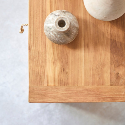 Tikamoon Nachtkastje van massief teakhout - Naturel - vtwonen shop