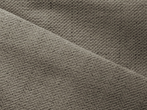 LaMiaSofa hoekbank rechts Palermo - textuurstof - donkerbeige - 240x148x86