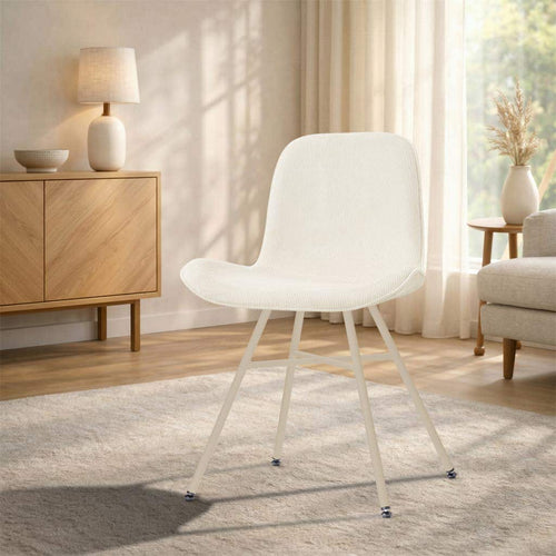 Nolon Noa-Fé eetkamerstoel rib beige - beige onderstel