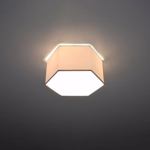 Sollux Lighting Plafondlamp SUNDE 15 wit - 30,5x26,5x15,5cm