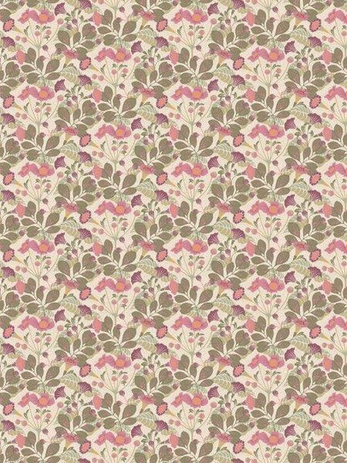 Borastapeter behang bloemen groen - 53 cm x 10.05 m - 660796