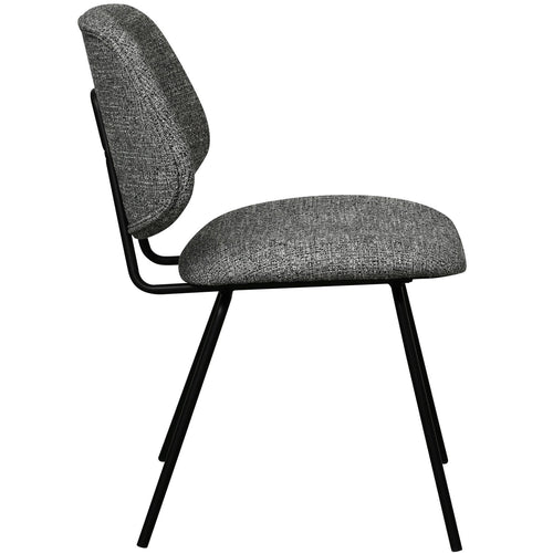 Furnhouse eetkamerstoel Sofia - Grijs - Stof (Bouclé) - Set van 6