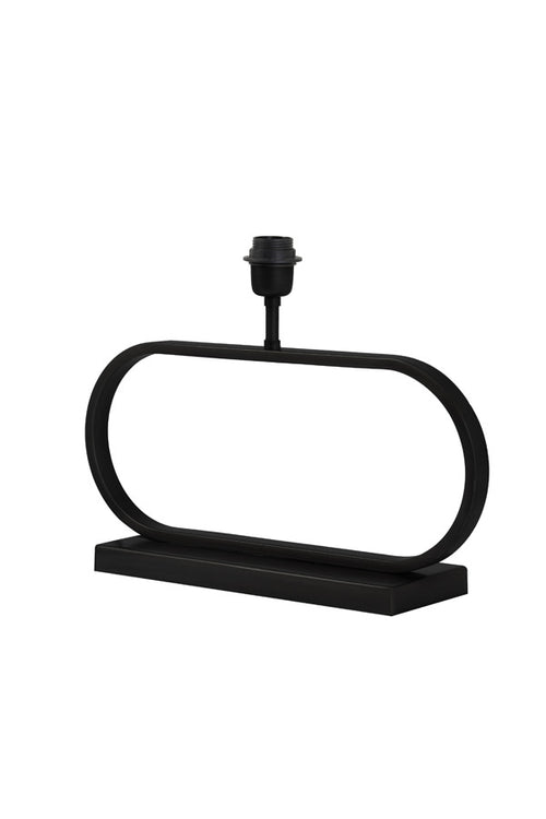 Light & Living lampvoet  - zwart - 47x13x29 cm
