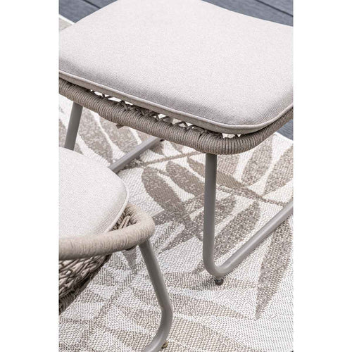 Garden Impressions loungestoel Roswell taupe incl. voetenbank - vtwonen shop