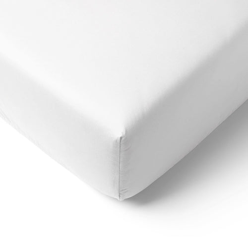 Petite Amélie Hoeslaken JERSEY - 60x120 cm - jersey - wit