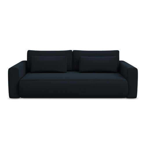 LaMiaSofa 3-zits slaapbank Perugia - velours - koningsblauw - 238x105x82
