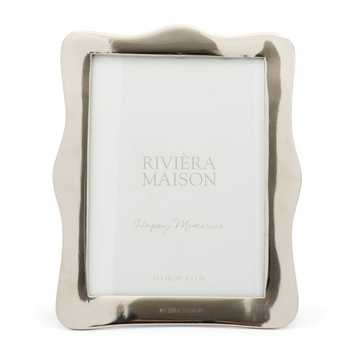 Rivièra Maison Flaine Photo Frame 13x18 - Aluminium, Glas, MDF - Zilver - vtwonen shop