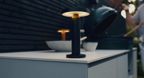 Lighto | Tafellamp zwart solar voor buiten | Oplaadbaar | Werkt op zonne-energie - vtwonen shop