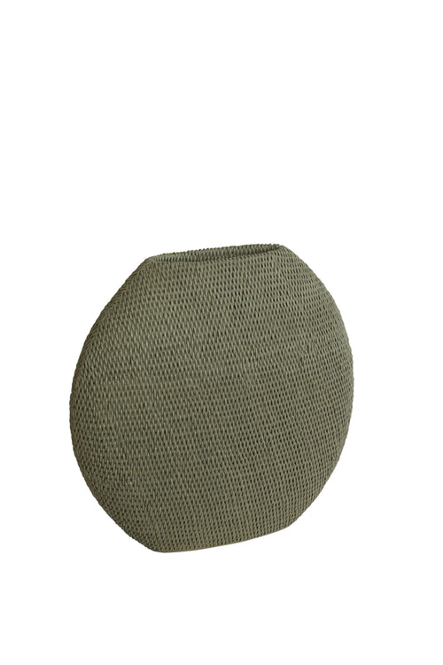 Light & Living vaas MASHABA - 40.5x14.5x36.5cm - grijs