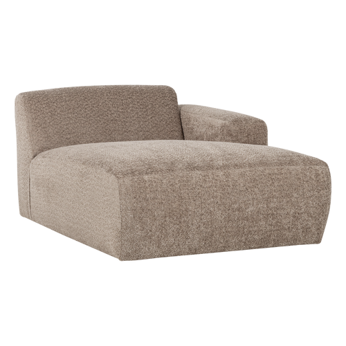 WOOOD chaise longue bank rechts Mojo Base - Wollig - D.zand - 74x112x162