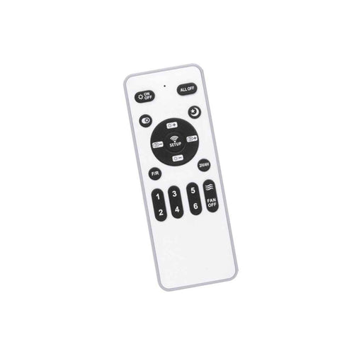 CristalRecord plafondventilator Bryan - 1 lichts - 92  x 38.5   cm - zwart hout
