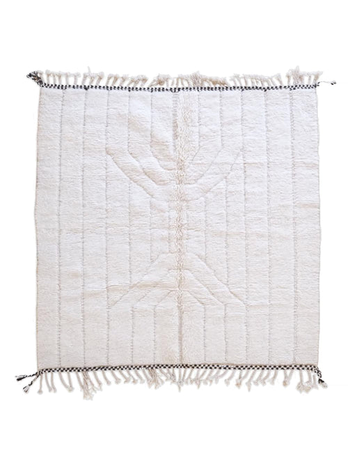 AFK Living vloerkleed Berber - handgemaakt - Wol - 195 x 195 cm