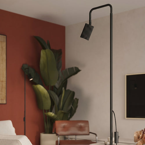 Sollux Lighting Vloerlamp KARBON 1 zwart - 30x30x160cm