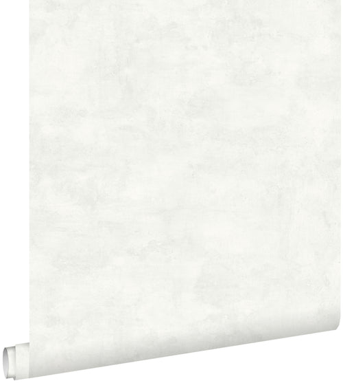 ESTAhome behang betonlook licht warm grijs en mat wit - 53 cm x 10.05 m - 138904