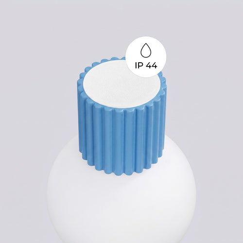 Sollux Lighting Wandlamp HALO lichtblauw IP44 - 12x17x12cm