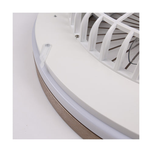 CristalRecord plafondventilator Tune - 1 lichts - 59  x 19   cm - brons wit