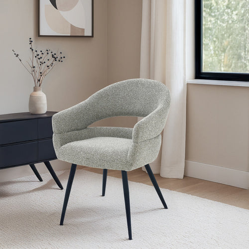 Livingfurn eetkamerstoel Megan - taupe - set van 2 - 62x58x85