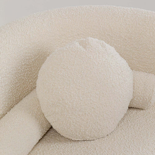 Kare Design Sofa Kelly Boucle 3-Zits creme