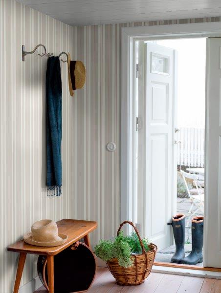 Borastapeter behang strepen beige - 53 cm x 10.05 m - 660525 - vtwonen shop