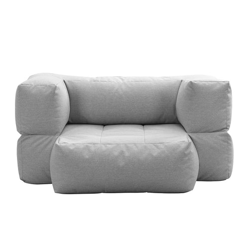 HOME DELUXE buitenzitzak HEAVEN - Lichtgrijs - 76 x 152 x 100 cm - vtwonen shop