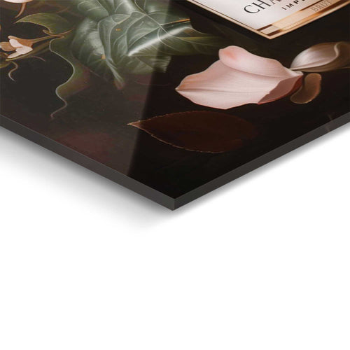 Reinders Champagne Blossom glasschilderij -  roze - woonkamer - 116x78cm