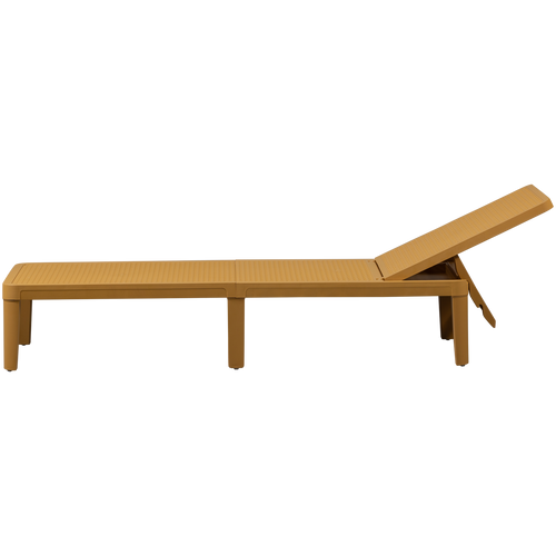 WOOOD ligbed tuin Jinte  - Kunststof - Geel - 29x55x191 - vtwonen shop