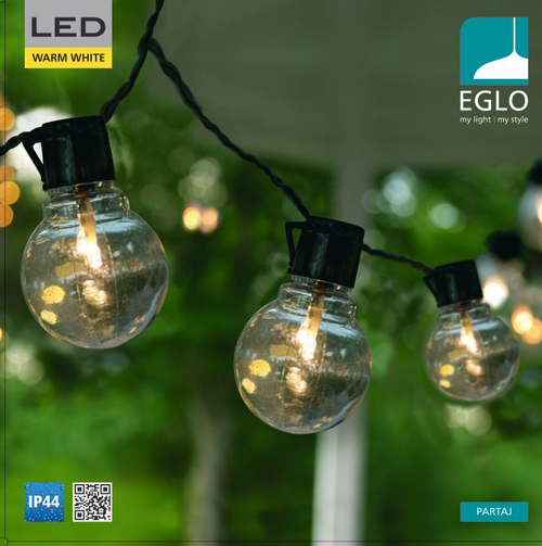 EGLO wandlamp buiten Partaj - led - 450 cm - zwart - vtwonen shop