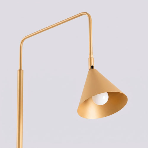 Sollux Lighting Vloerlamp NOX goud - 30x30x165cm