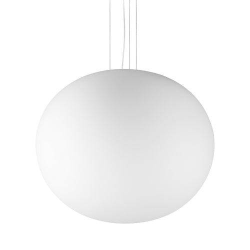 Ideal Lux COTTON 50 cm bolvormige hanglamp voor plafond, wit, 1x E27 fitting