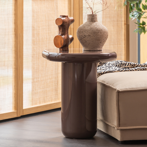 WOOOD decoratie vaas Sive - Klei - Zand - 25x22x22